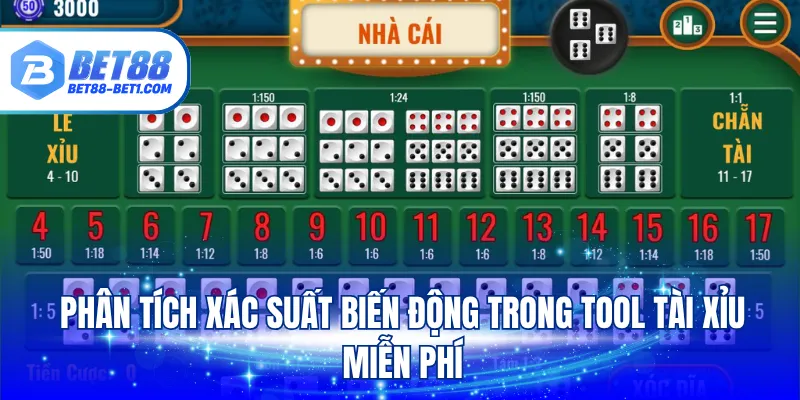 Phân tích xác suất biến động trong tool tài xỉu miễn phí
